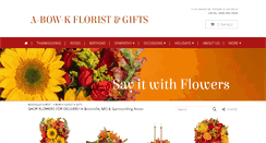 Desktop Screenshot of abowkfloristandgifts.com